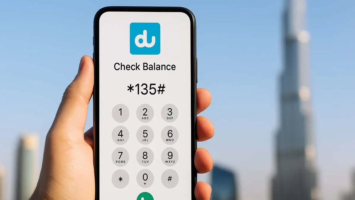 Check DU Balance UAE