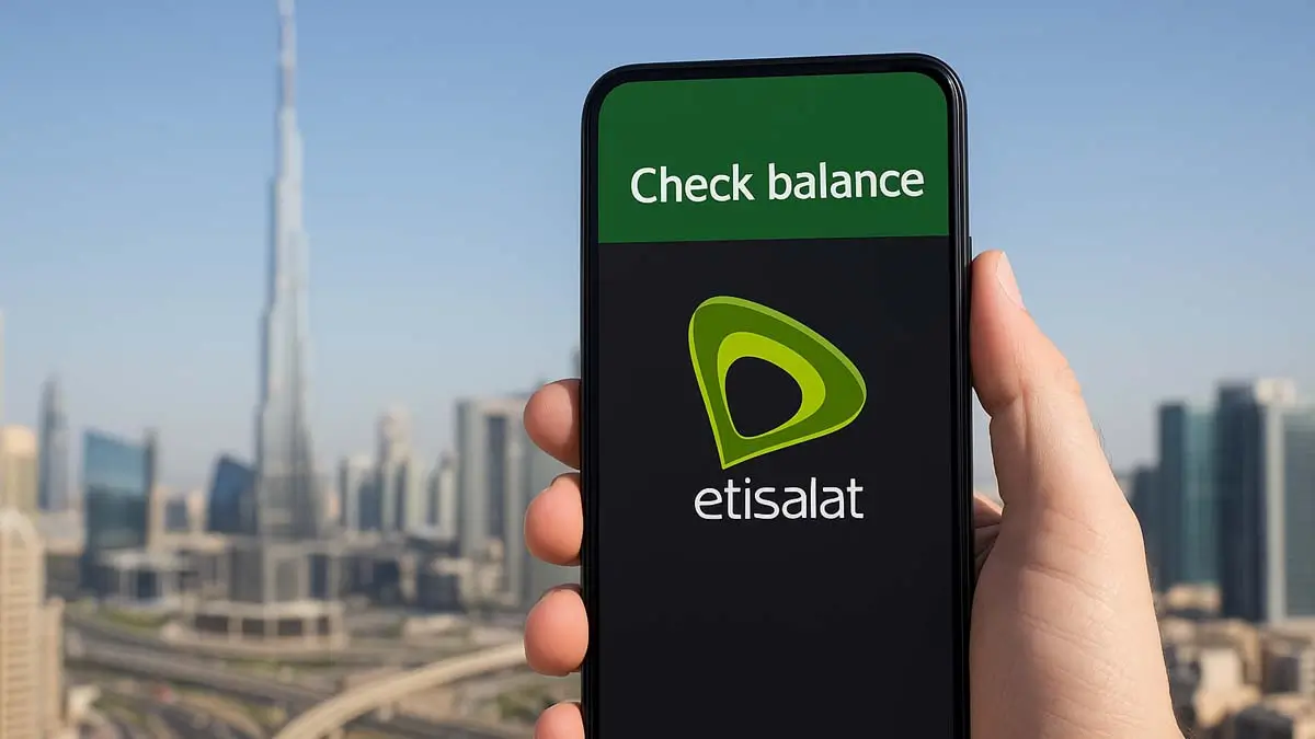Etisalat Balance Check UAE