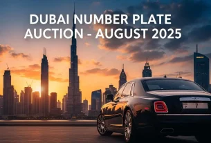 Dubai Number Plate Auction August 2025
