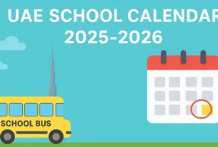 UAE School Calendar 2025-2026 Unified Academic Dates