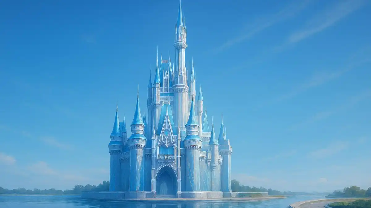 Disneyland Abu Dhabi Modern Water Castle Indoor Theme Park Yas Island