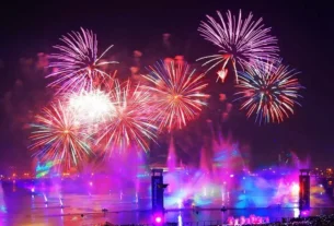 Diwali Fireworks 2025 Dubai Alseef Global Village View